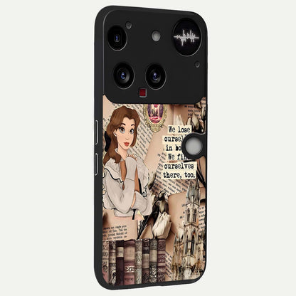  Bookish Dream World back cover For Nothing Phone 3 slim fit glass case with vibrant aesthetic design