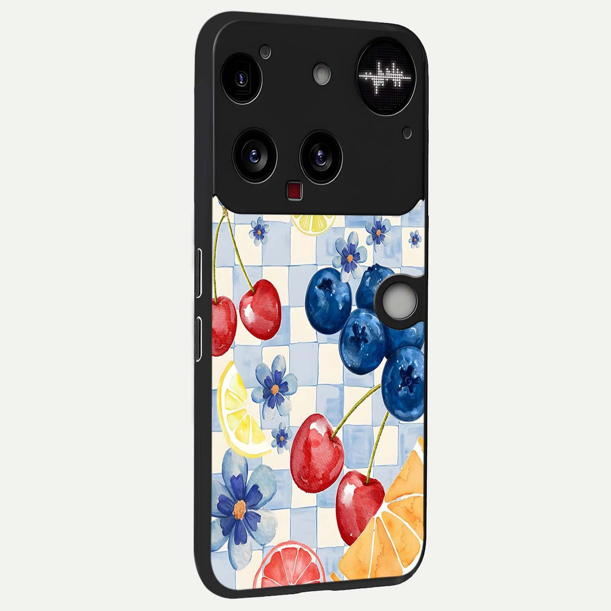  Citrus Bloom Joy back cover For Nothing Phone 3 slim fit glass case with vibrant aesthetic design
