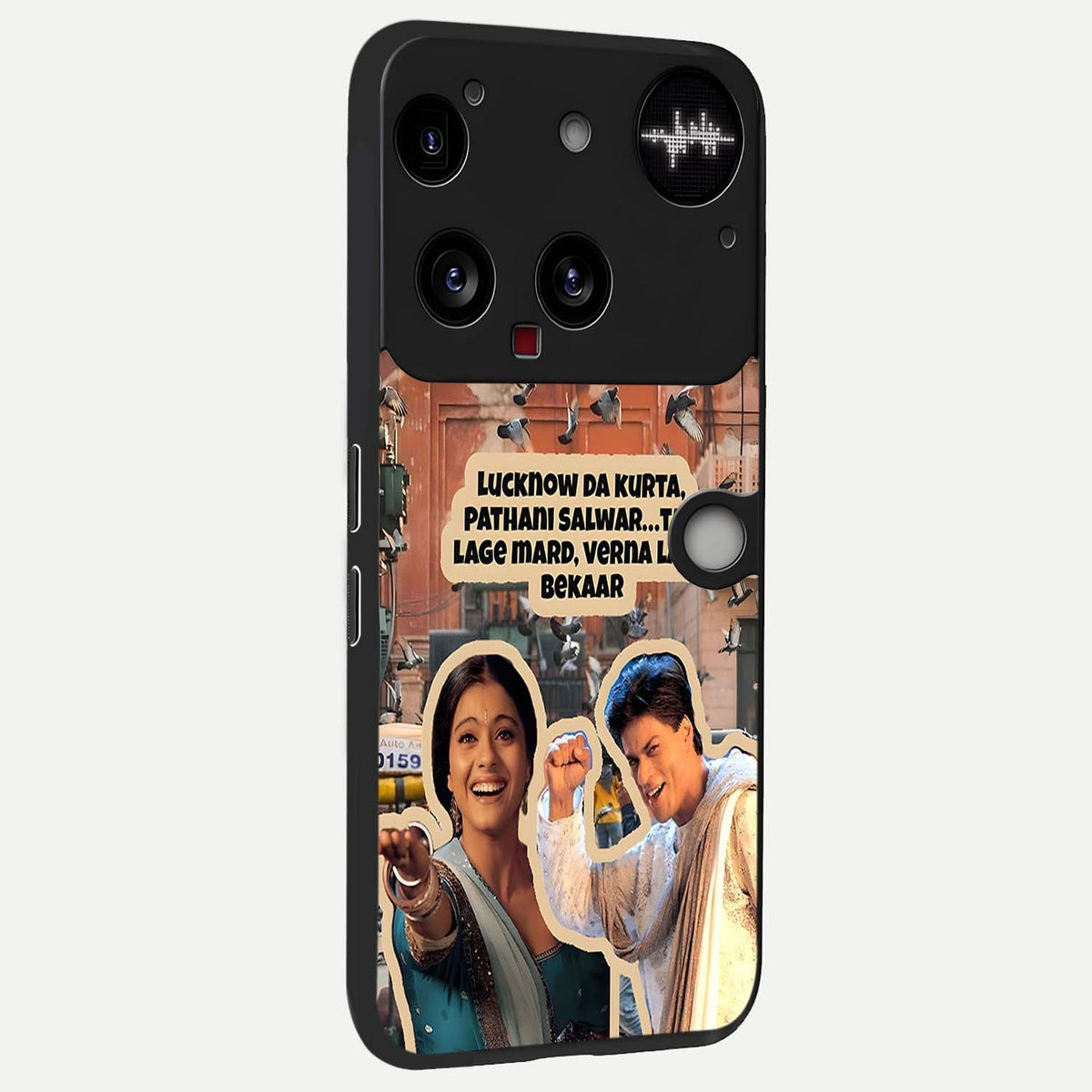 Desi Retro Vibes back cover For Nothing Phone 3 slim fit glass case with vibrant aesthetic design
