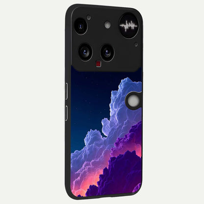  Dreamy Cloud Skies back cover For Nothing Phone 3 slim fit glass case with vibrant aesthetic design