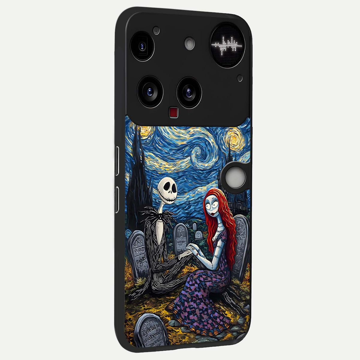  Eternal Night Love back cover For Nothing Phone 3 slim fit glass case with vibrant aesthetic design