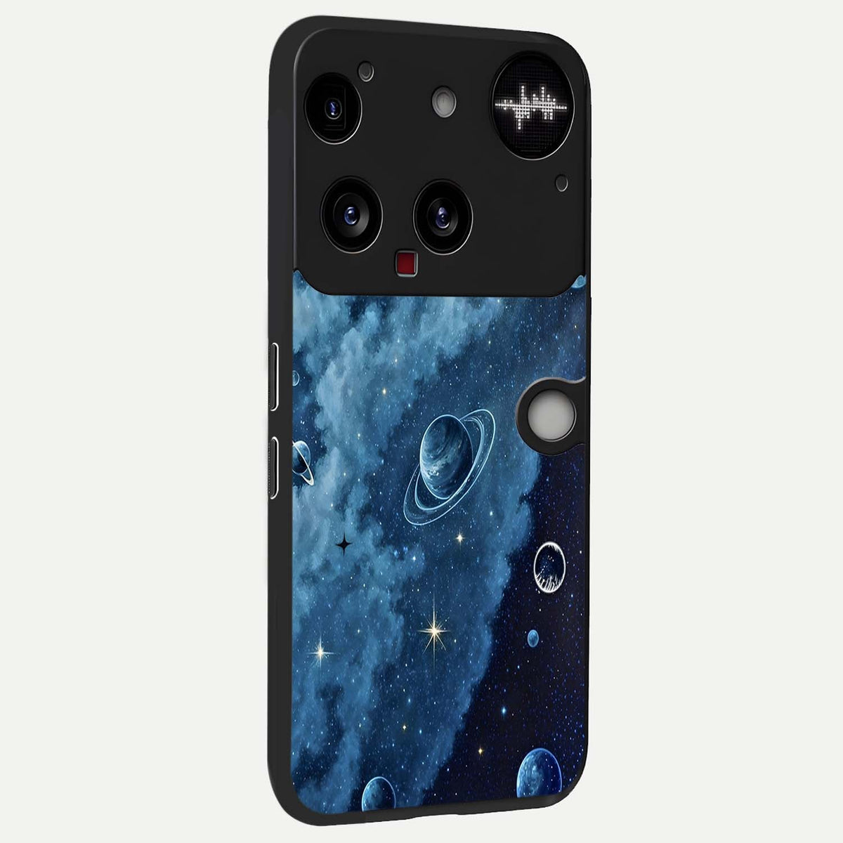  Galaxy Dream Space back cover For Nothing Phone 3 slim fit glass case with vibrant aesthetic design
