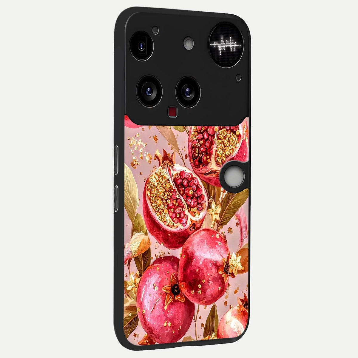  Golden Bloom Glow back cover For Nothing Phone 3 slim fit glass case with vibrant aesthetic design
