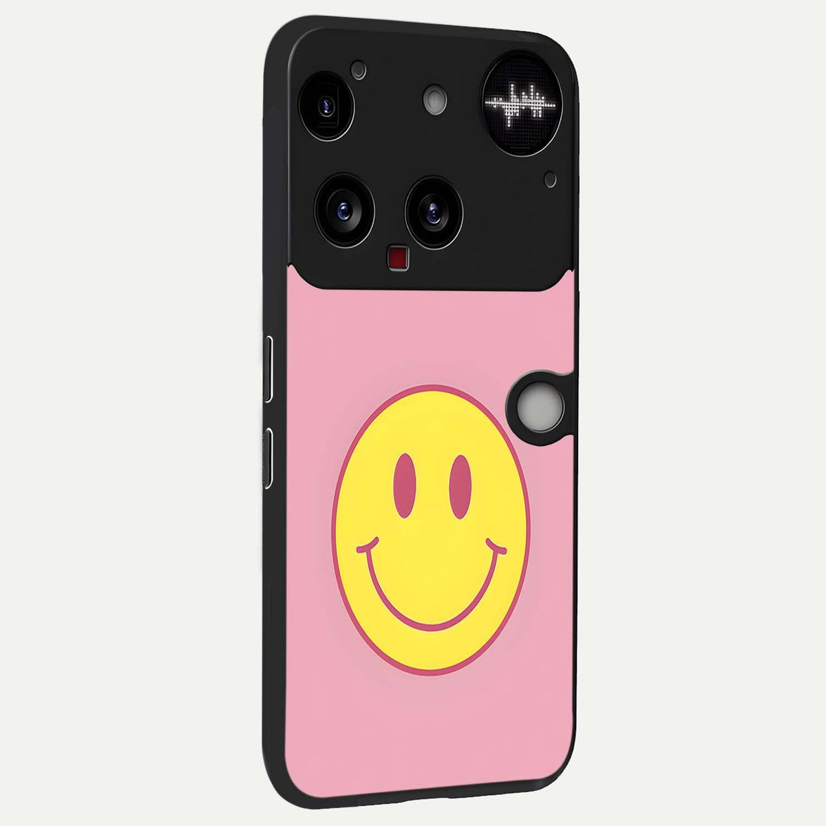  Happy Pink Mood back cover For Nothing Phone 3 slim fit glass case with vibrant aesthetic design