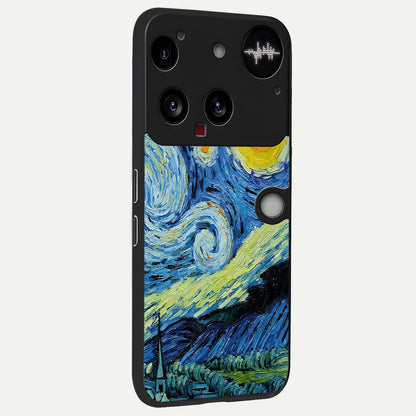  Inspired Van Gogh Art back cover For Nothing Phone 3 slim fit glass case with vibrant aesthetic design