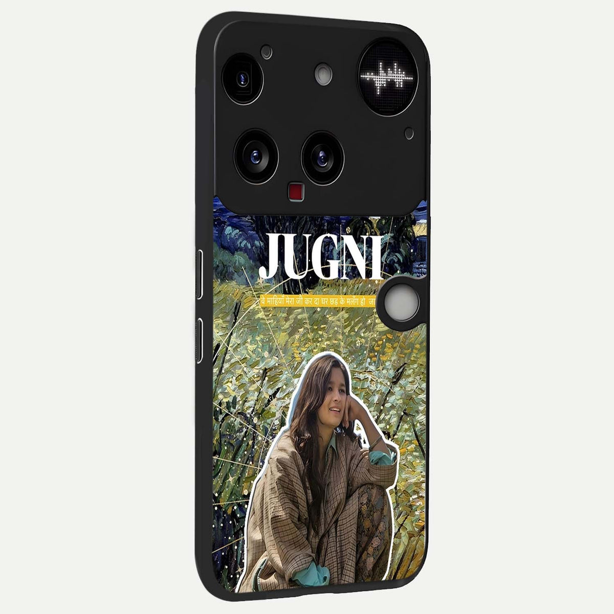  Jugni Soul Vibes back cover For Nothing Phone 3 slim fit glass case with vibrant aesthetic design