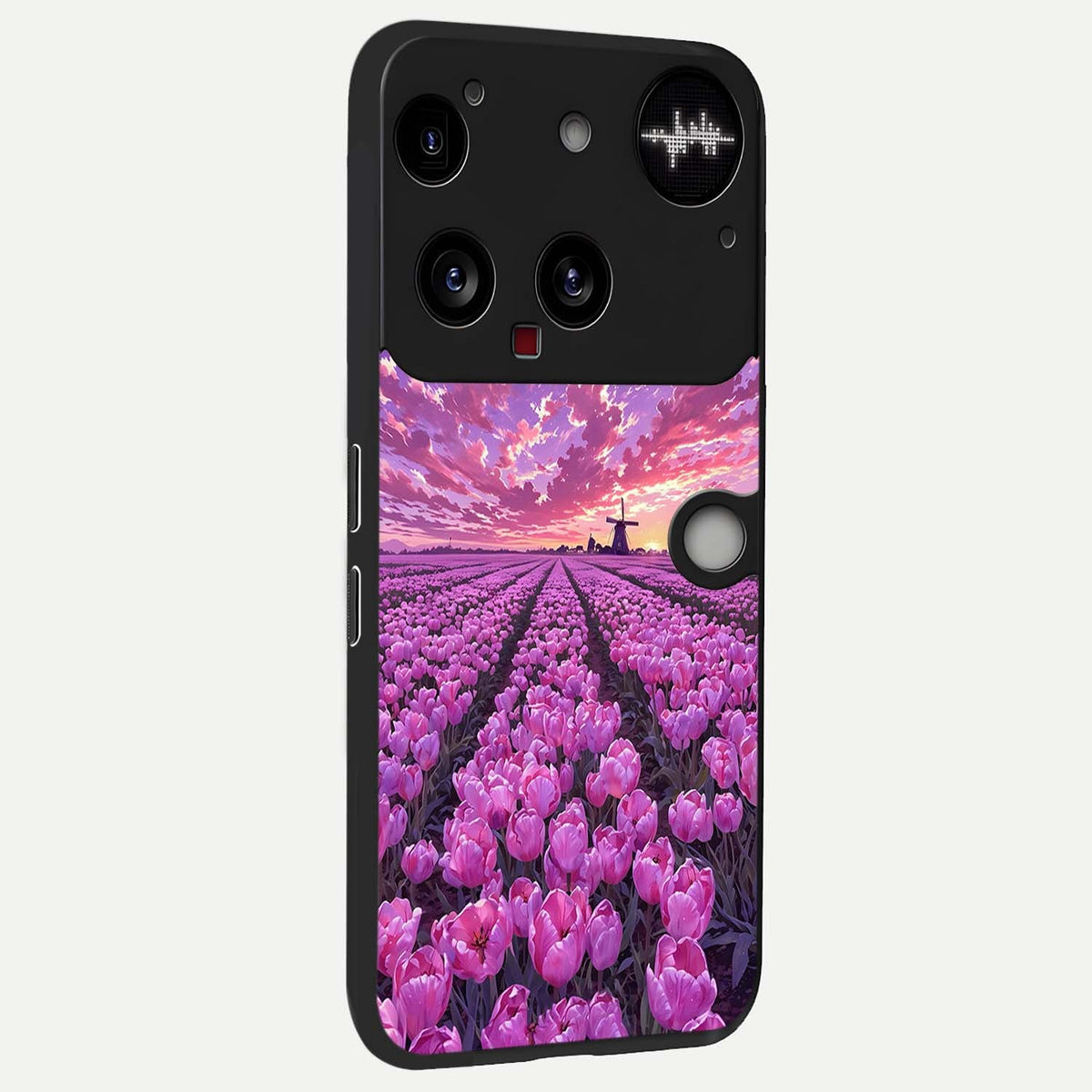  Lavender Dream Skies back cover For Nothing Phone 3 slim fit glass case with vibrant aesthetic design