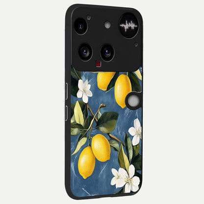  Lemon Dream Garden back cover For Nothing Phone 3 slim fit glass case with vibrant aesthetic design