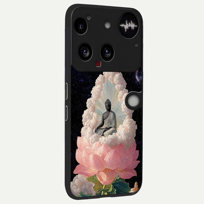  Lotus Divine Peace back cover For Nothing Phone 3 slim fit glass case with vibrant aesthetic design