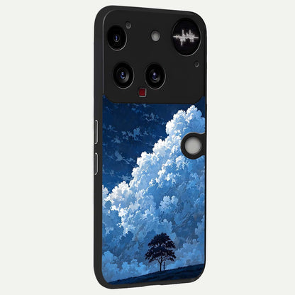  Midnight Sky Serenity back cover For Nothing Phone 3 slim fit glass case with vibrant aesthetic design