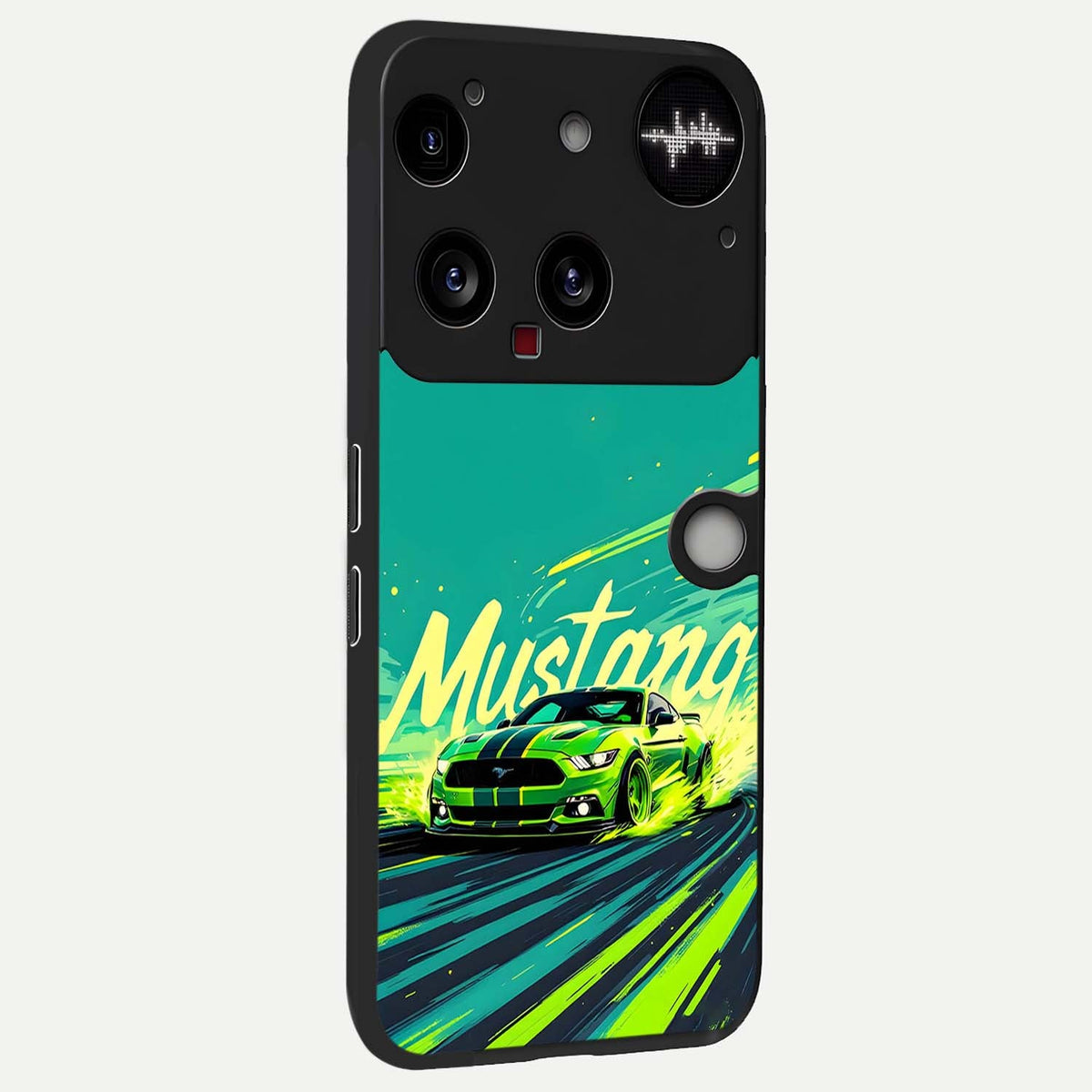  Mustang Bang back cover For Nothing Phone 3 slim fit glass case with vibrant aesthetic design