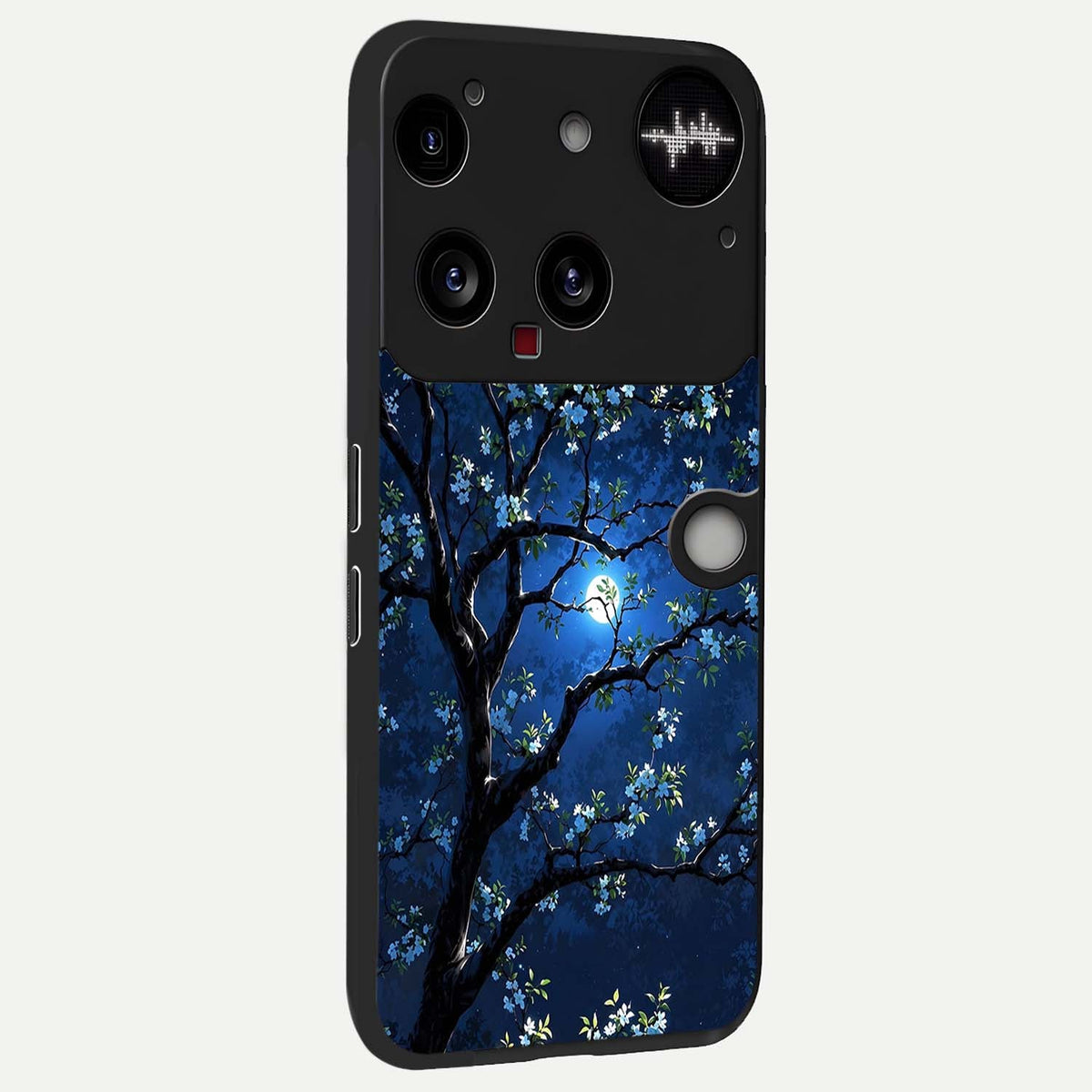  Mystic Floral Night back cover For Nothing Phone 3 slim fit glass case with vibrant aesthetic design