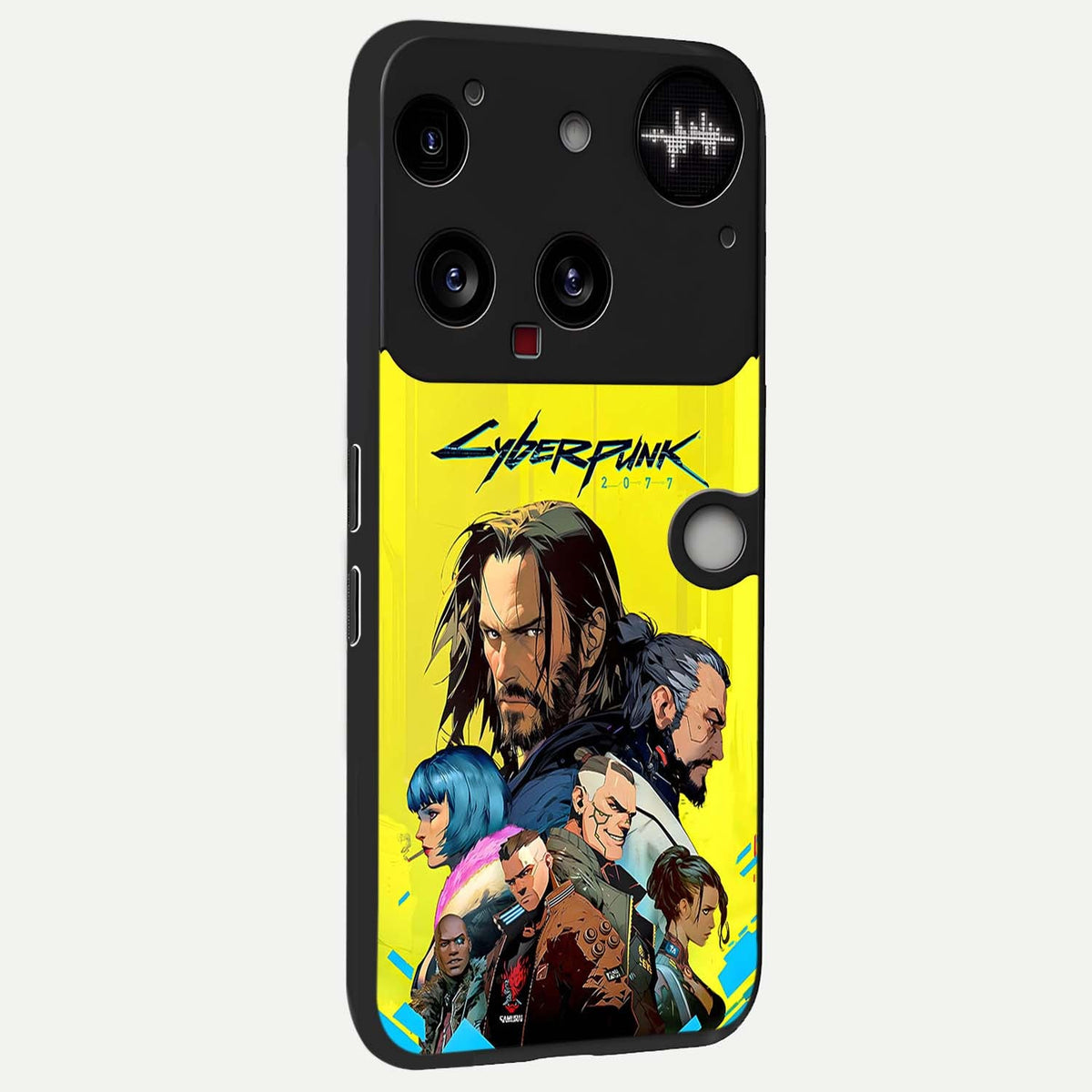  Neon Rebel Genesis back cover For Nothing Phone 3 slim fit glass case with vibrant aesthetic design