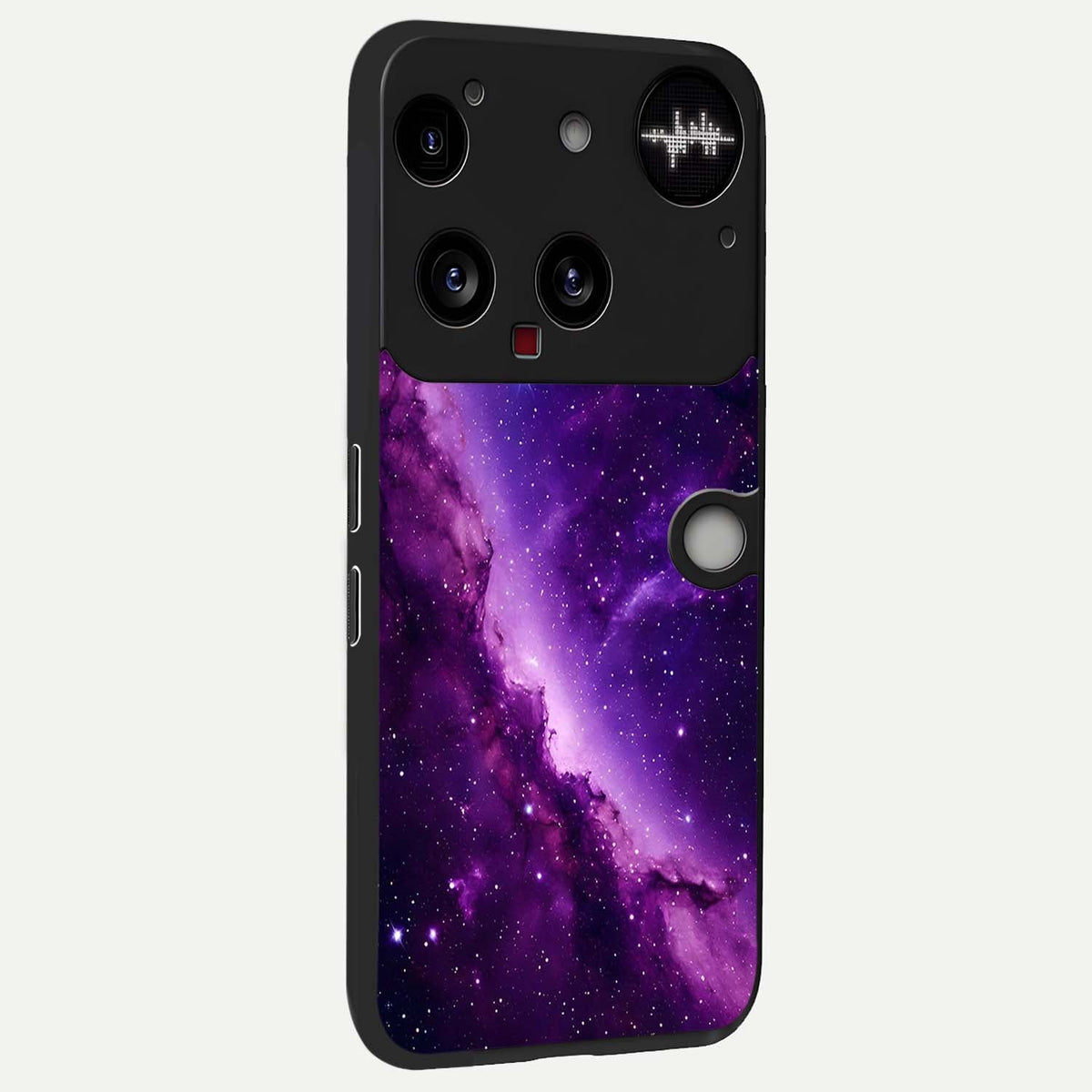 Purple Shade Sky back cover For Nothing Phone 3 slim fit glass case with vibrant aesthetic design
