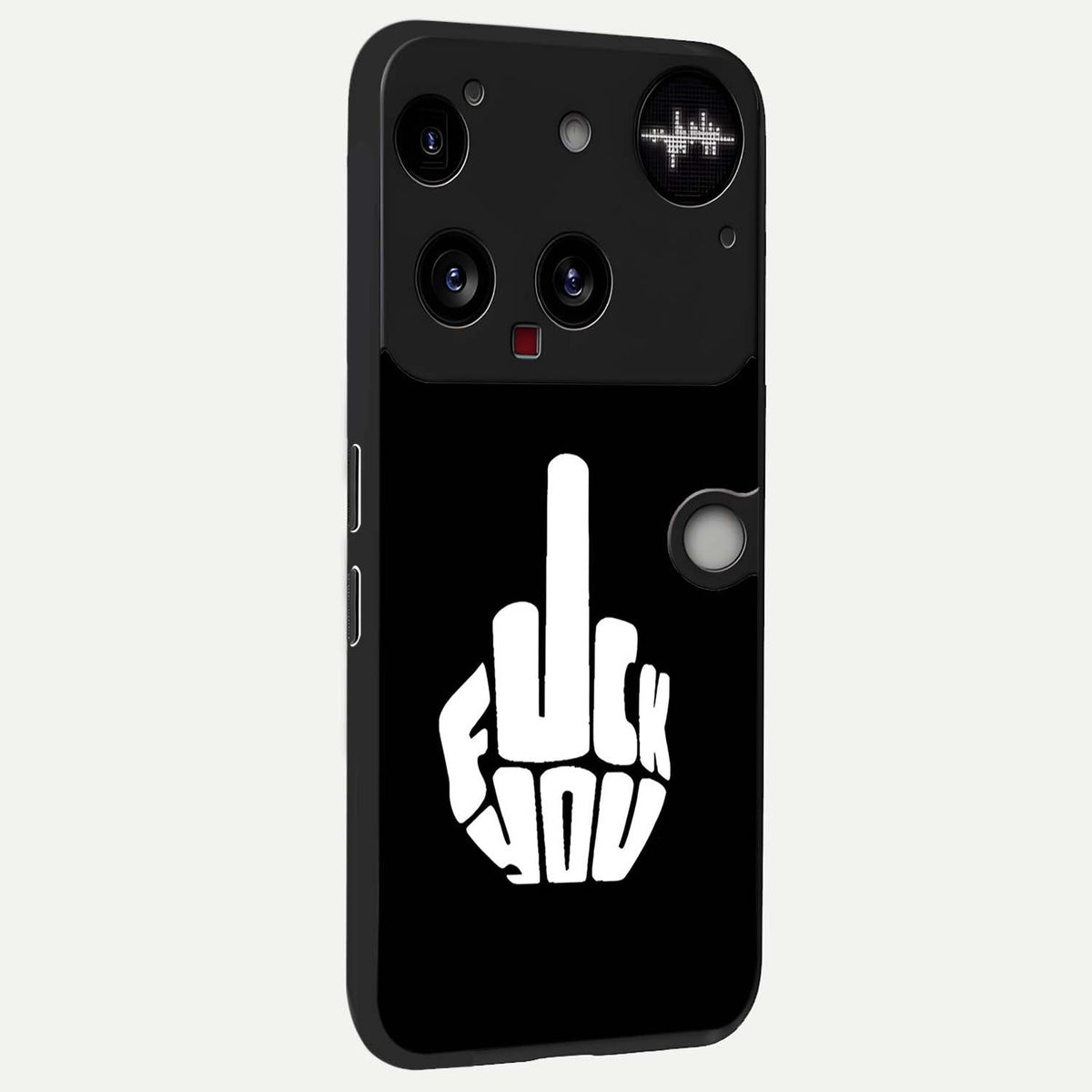  Rebel Mode On back cover For Nothing Phone 3 slim fit glass case with vibrant aesthetic design