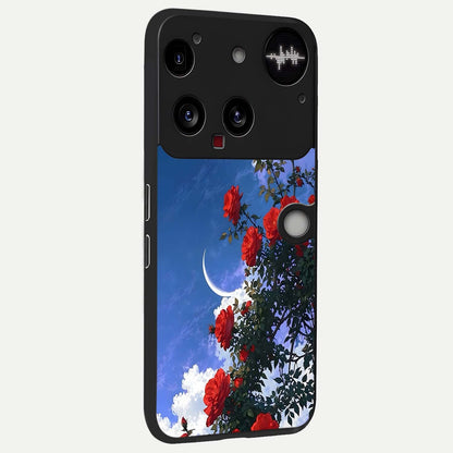  Rose Drift Flowers back cover For Nothing Phone 3 slim fit glass case with vibrant aesthetic design