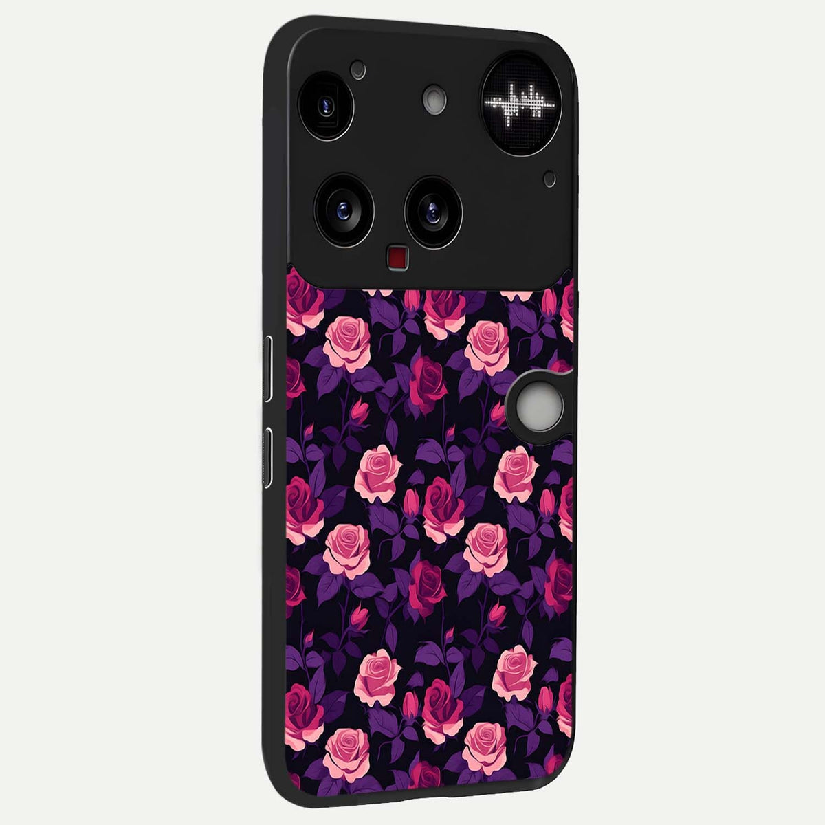  Rose Garden Twilight back cover For Nothing Phone 3 slim fit glass case with vibrant aesthetic design
