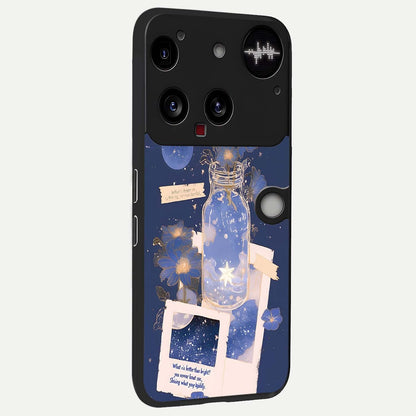  Starlit Cosmic Jar back cover For Nothing Phone 3 slim fit glass case with vibrant aesthetic design