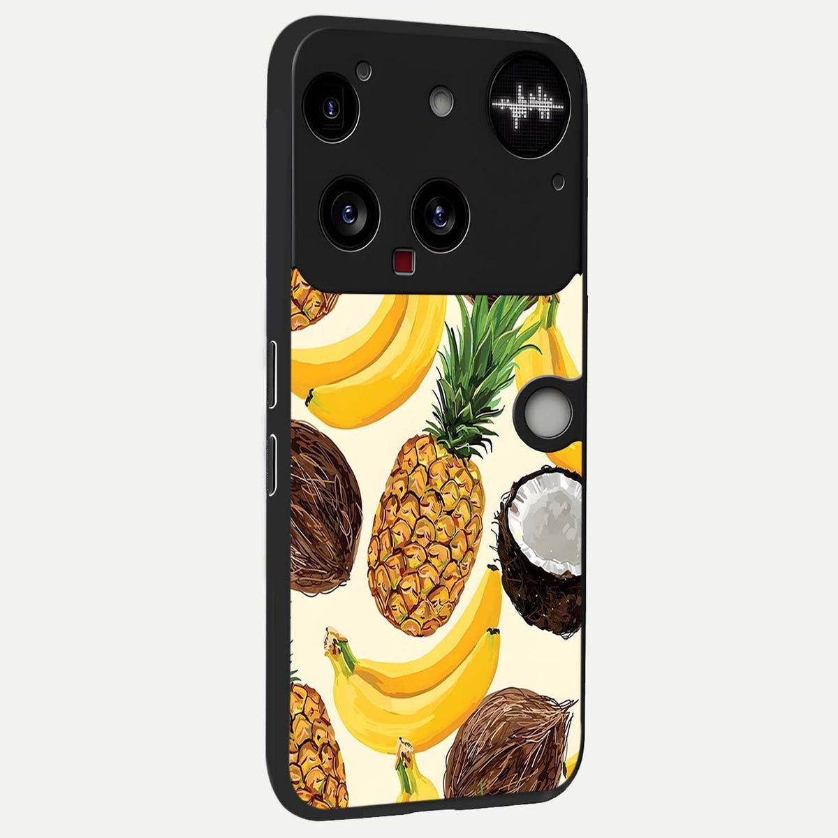  Tropical Fruit Mood back cover For Nothing Phone 3 slim fit glass case with vibrant aesthetic design