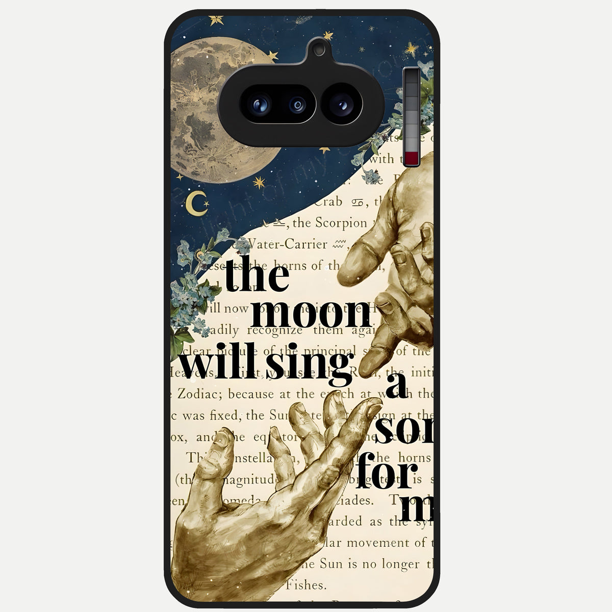  Aesthetic Divine Glass Case For Nothing Phone 4A back cover – full design glossy printed glass finish