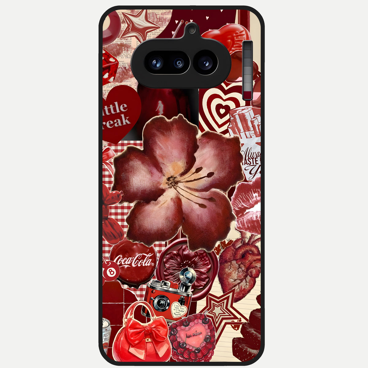  Aesthetic Little Freak Glass Case For Nothing Phone 4A back cover – full design glossy printed glass finish