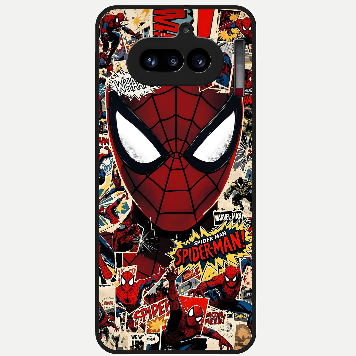  Aesthetic Wonder Spider Glass Case For Nothing Phone 4A back cover – full design glossy printed glass finish