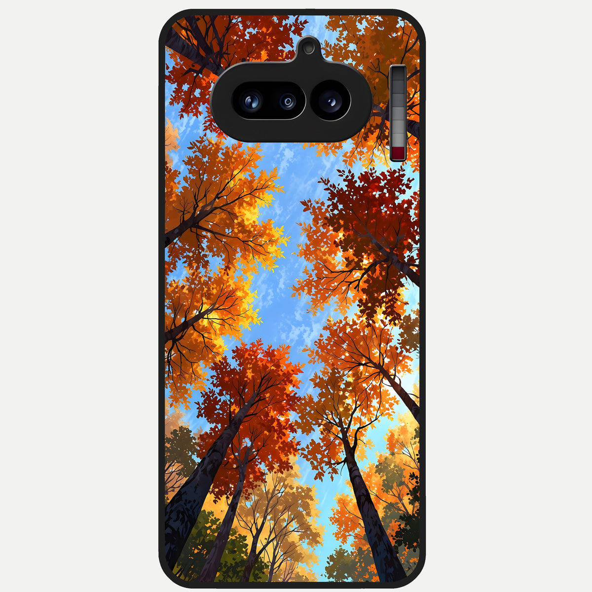  Autumn Sky Rise Glass Case For Nothing Phone 4A back cover – full design glossy printed glass finish