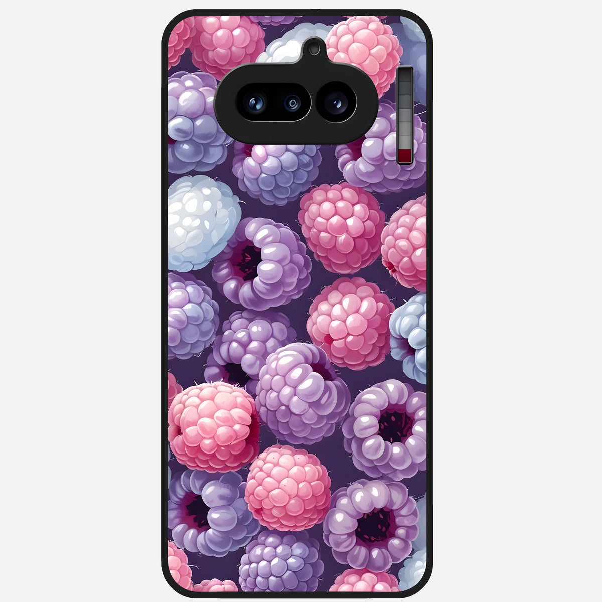  Berry Candy Pop Glass Case For Nothing Phone 4A back cover – full design glossy printed glass finish
