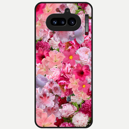  Bloom Crush Fantasy Glass Case For Nothing Phone 4A back cover – full design glossy printed glass finish