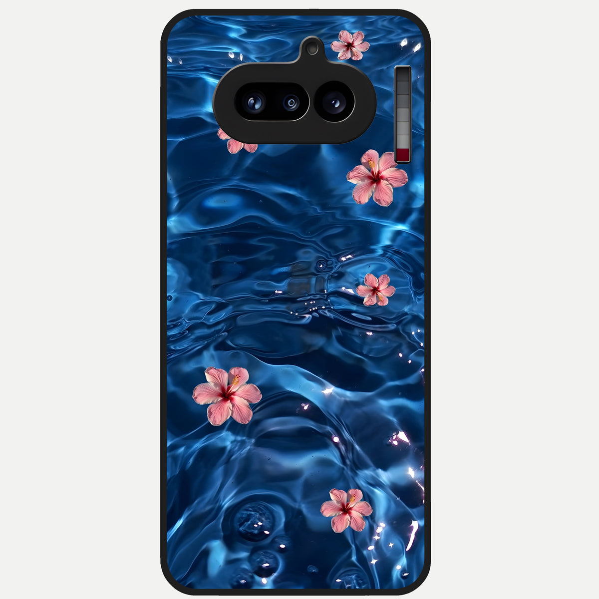  Bloom Thread Art Glass Case For Nothing Phone 4A back cover – full design glossy printed glass finish