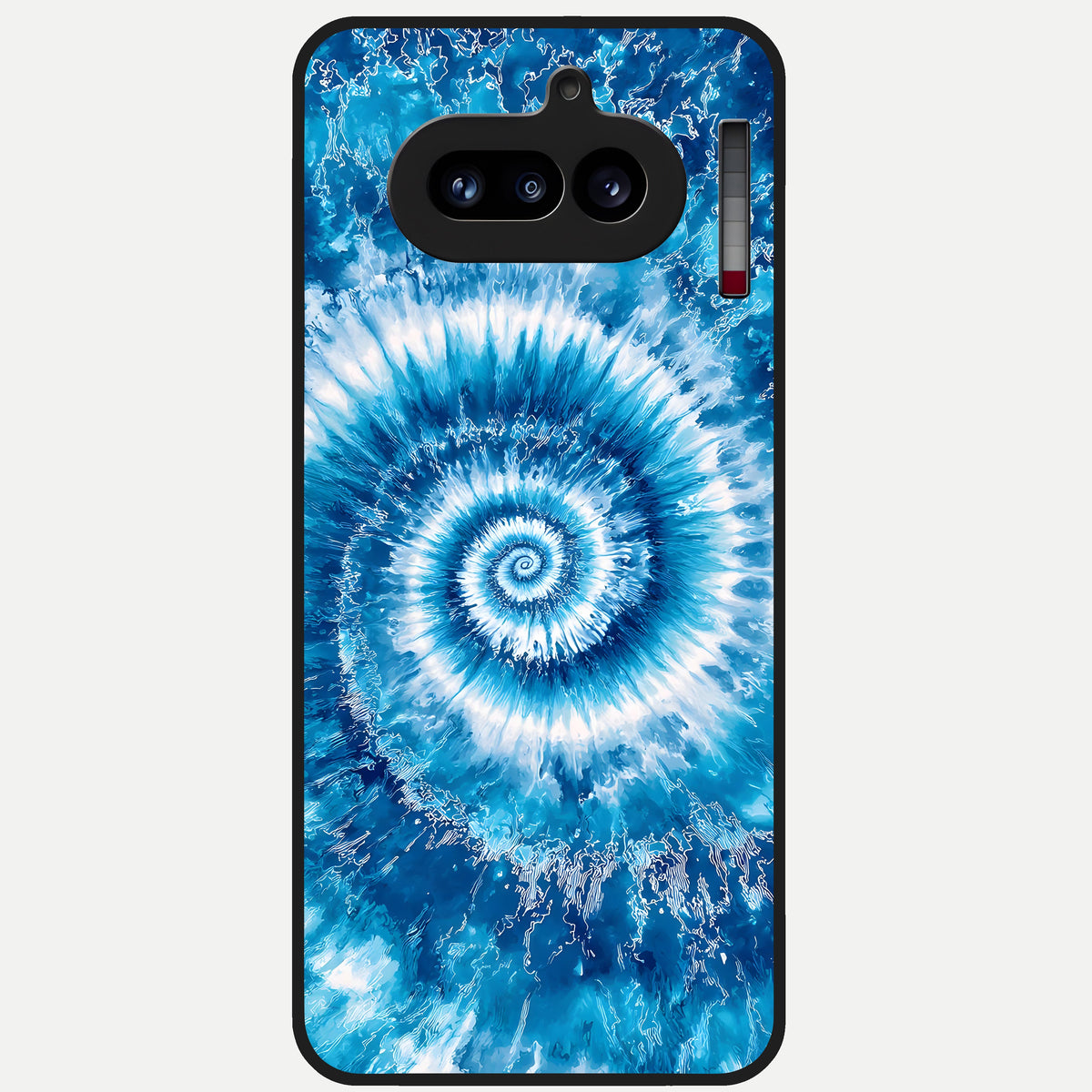  Blue Galaxy Wave Glass Case For Nothing Phone 4A back cover – full design glossy printed glass finish
