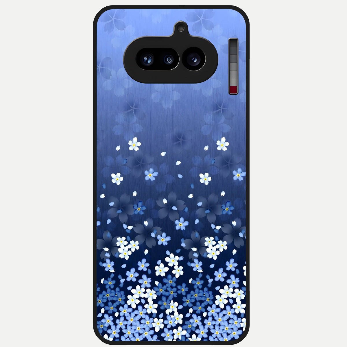  Blue Starry Glass Case For Nothing Phone 4A back cover – full design glossy printed glass finish