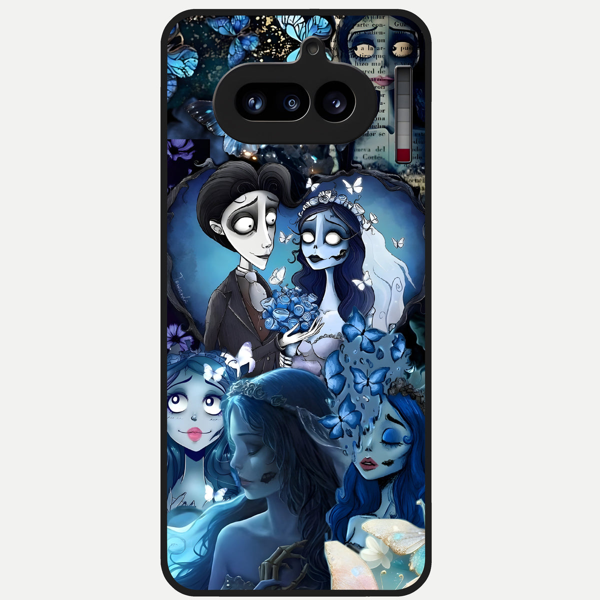  Butterfly Ghost Soul Glass Case For Nothing Phone 4A back cover – full design glossy printed glass finish