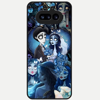  Butterfly Ghost Soul Glass Case For Nothing Phone 4A back cover – full design glossy printed glass finish