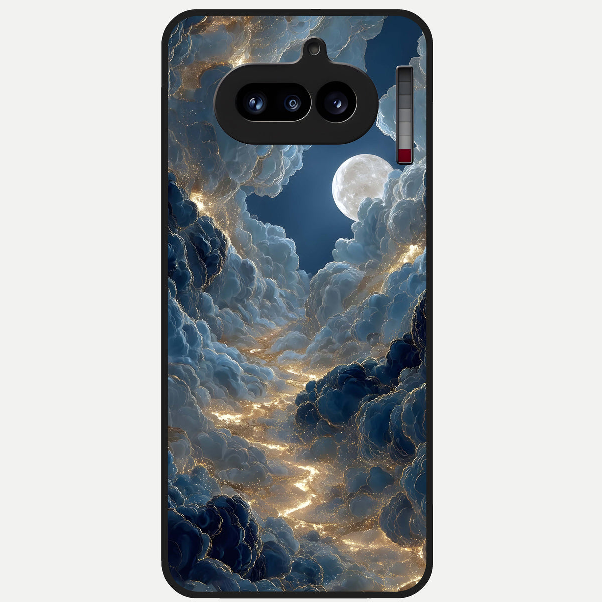  Celestial Cloud Road Glass Case For Nothing Phone 4A back cover – full design glossy printed glass finish