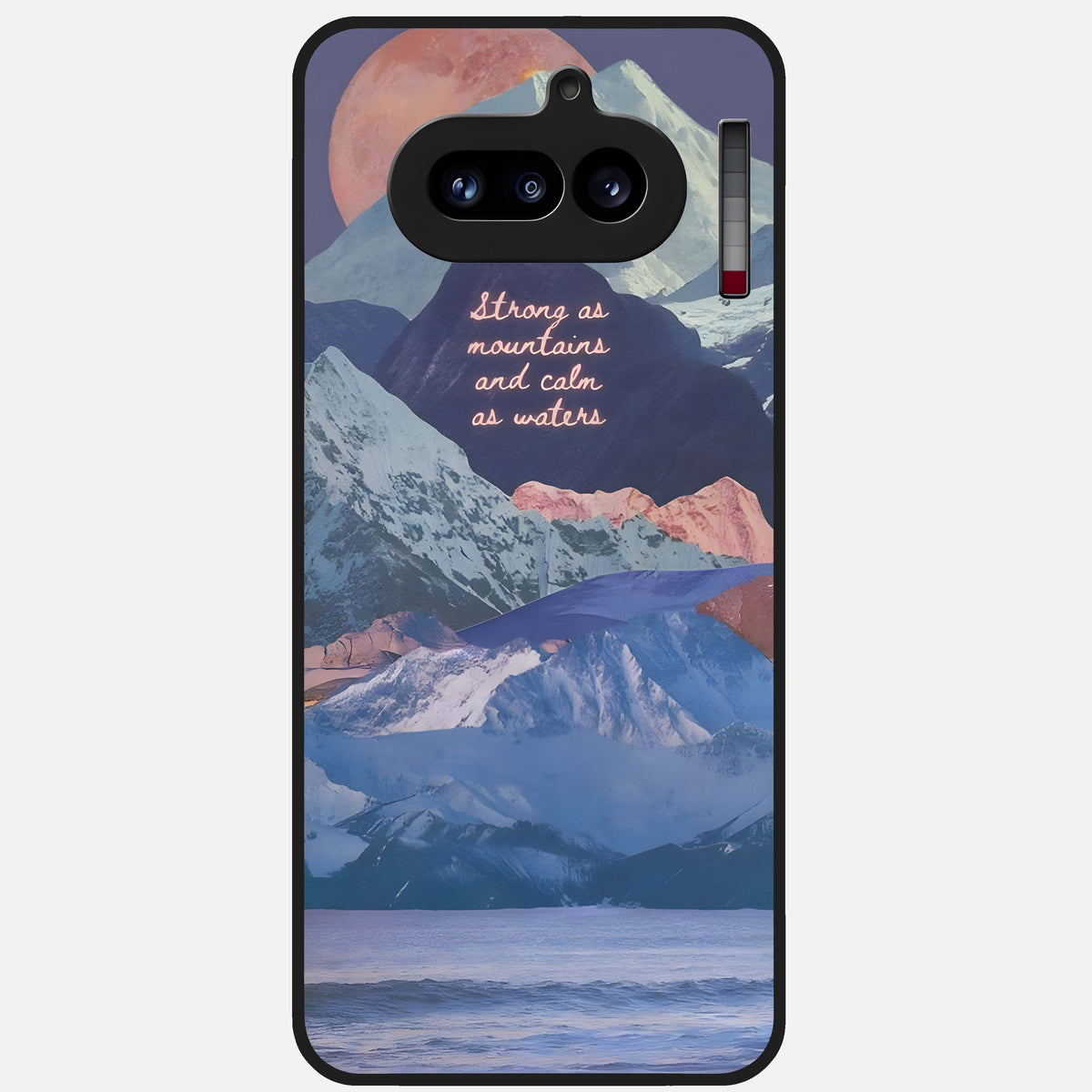  Celestial Mountain Calm Glass Case For Nothing Phone 4A back cover – full design glossy printed glass finish