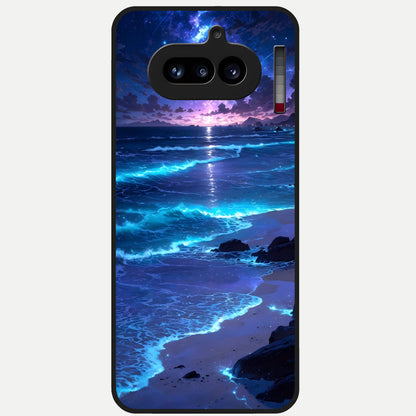  Classic Damn Look Glass Case For Nothing Phone 4A back cover – full design glossy printed glass finish