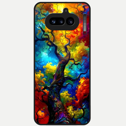  Colorful Soda Bottles Glass Case For Nothing Phone 4A back cover – full design glossy printed glass finish