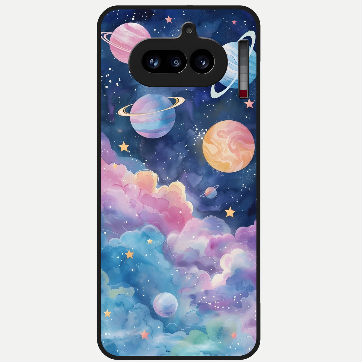  Cosmic Planet Dreams Glass Case For Nothing Phone 4A back cover – full design glossy printed glass finish
