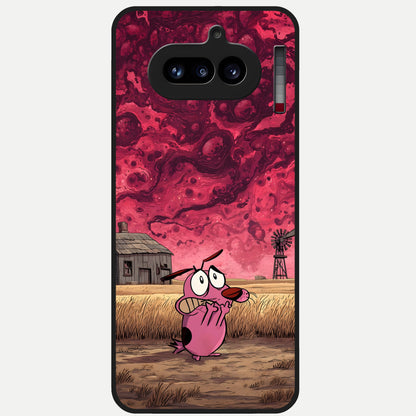  Courage Under Sky Glass Case For Nothing Phone 4A back cover – full design glossy printed glass finish