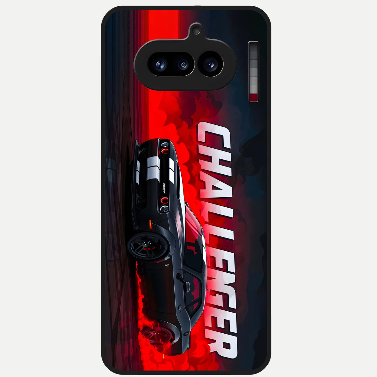  Crimson Challenger Fury Glass Case For Nothing Phone 4A back cover – full design glossy printed glass finish