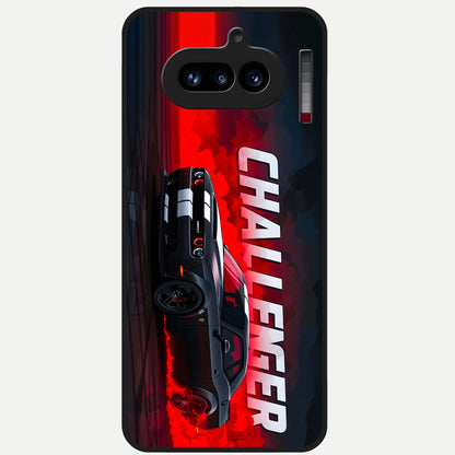  Crimson Challenger Fury Glass Case For Nothing Phone 4A back cover – full design glossy printed glass finish