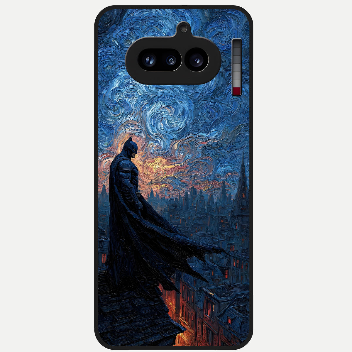  Dark Knight Dusk Glass Case For Nothing Phone 4A back cover – full design glossy printed glass finish