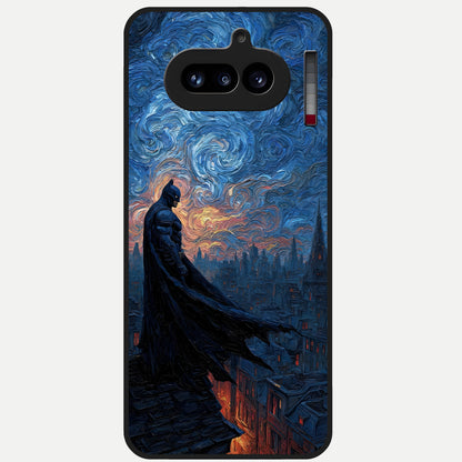  Dark Knight Dusk Glass Case For Nothing Phone 4A back cover – full design glossy printed glass finish