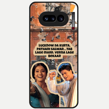 Desi Retro Vibes Glass Case For Nothing Phone 4A back cover – full design glossy printed glass finish