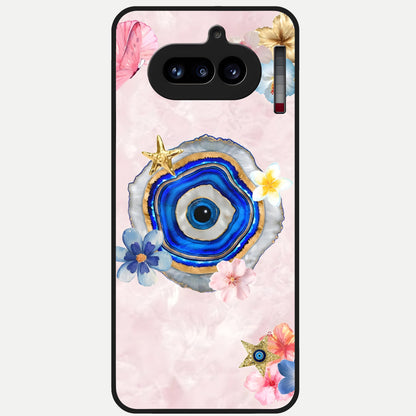 Divine Aura Bloom Glass Case For Nothing Phone 4A back cover – full design glossy printed glass finish