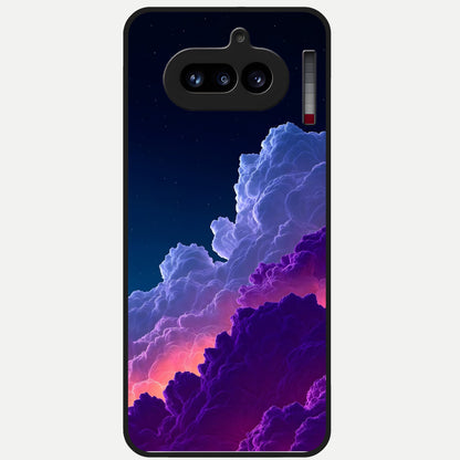  Dreamy Cloud Skies Glass Case For Nothing Phone 4A back cover – full design glossy printed glass finish