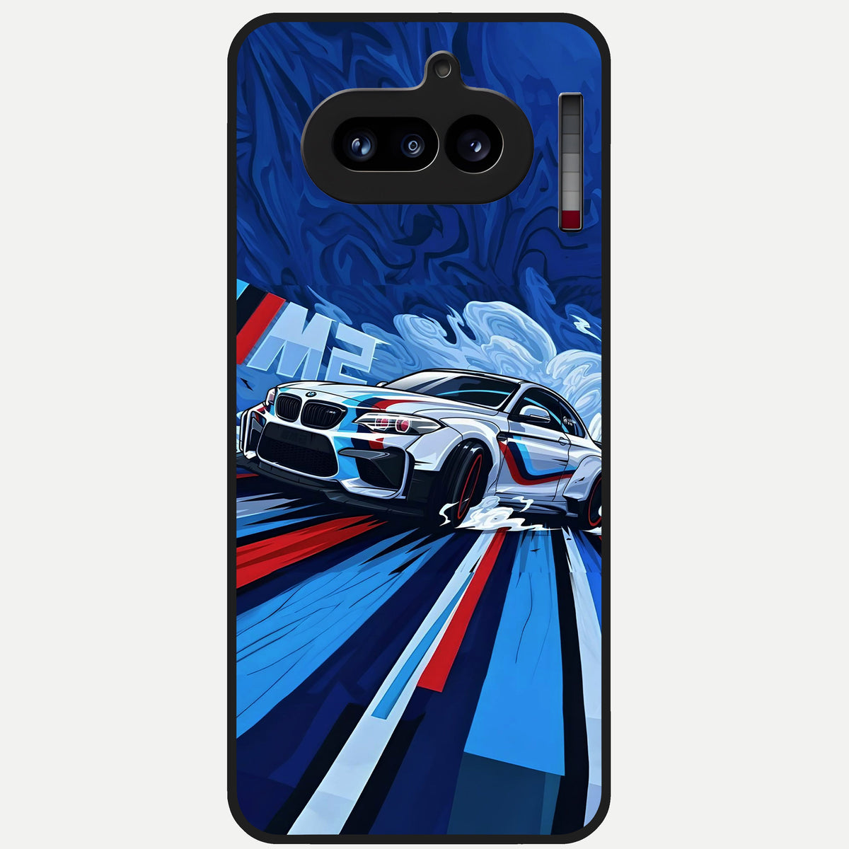 Drift Power Rush Glass Case For Nothing Phone 4A back cover – full design glossy printed glass finish