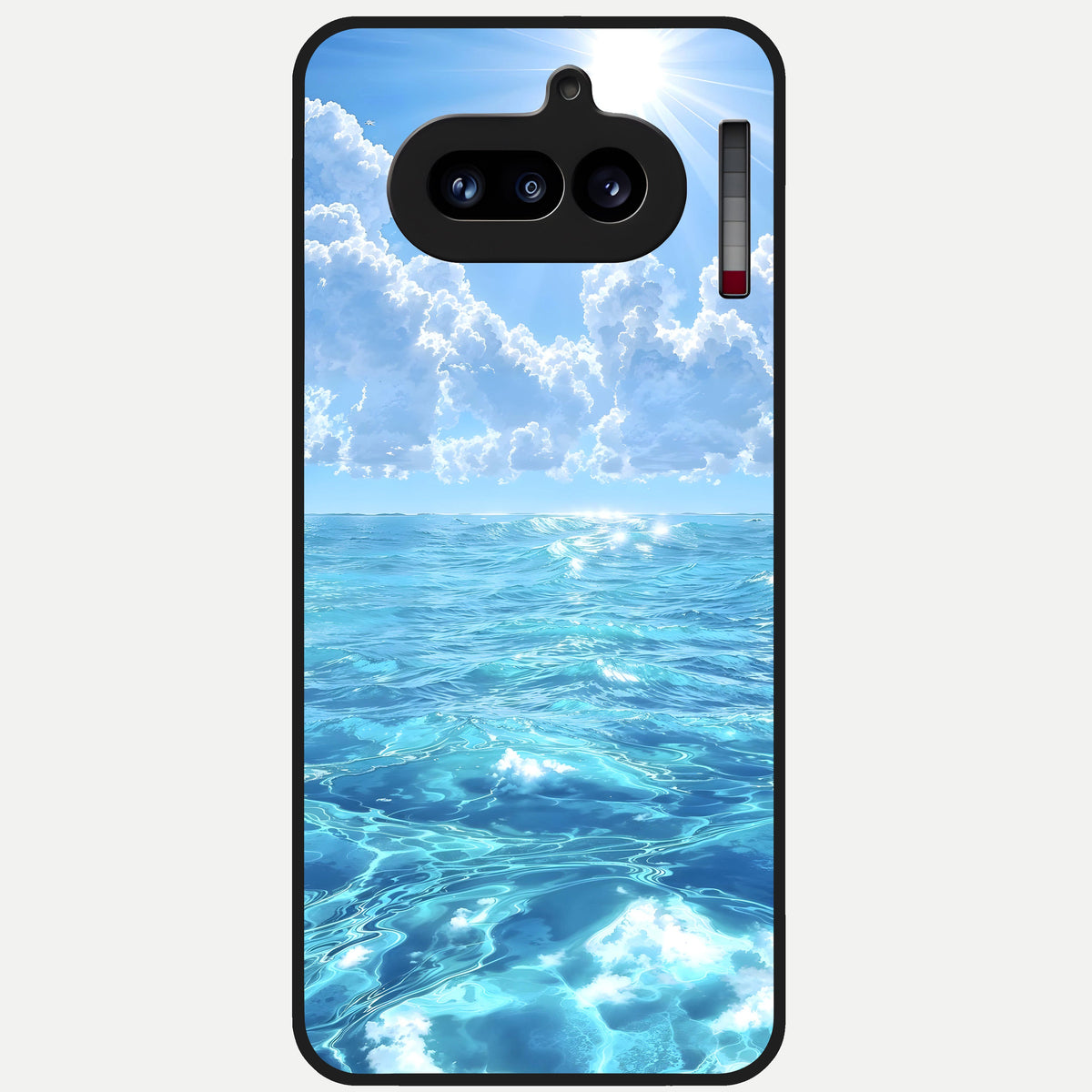  Endless Ocean Horizon Glass Case For Nothing Phone 4A back cover – full design glossy printed glass finish