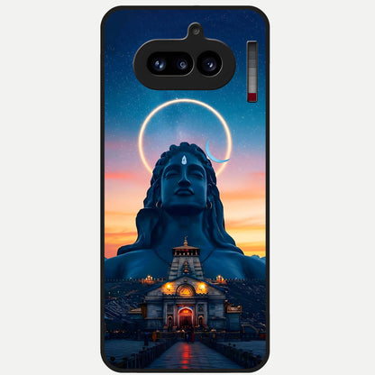  Eternal Shiva Aura Glass Case For Nothing Phone 4A back cover – full design glossy printed glass finish